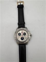 TAG Heuer CAF1111 Mens Aquaracer Series Chronograph Watch Blue Silver